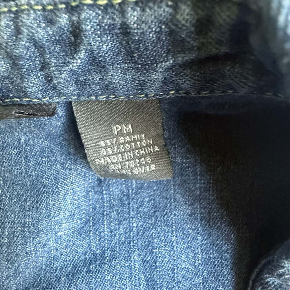 NWT Relativity Petite Denim Jacket Size PM - Picture 3 of 5